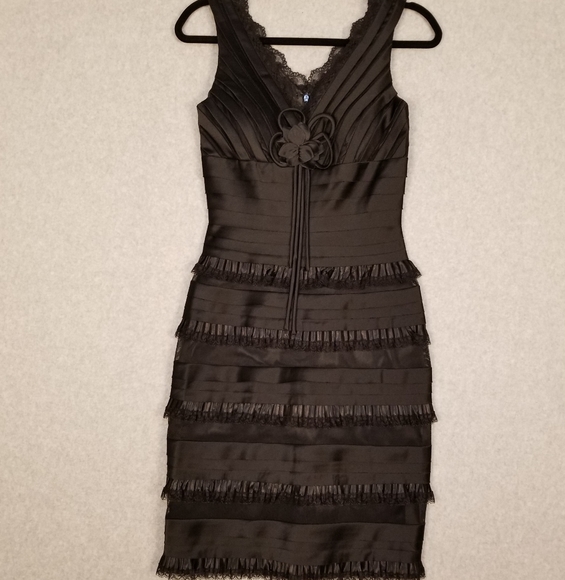 EUC MAY QUEEN Couture U S A Cocktail Dress Size 4 - Picture 2 of 8